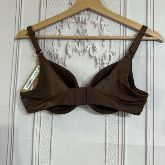 Skims Smoothing Intimates Full Coverage Lightly Lined Bra Sz 34A Cocoa NWT $54 - Picture 9 of 9